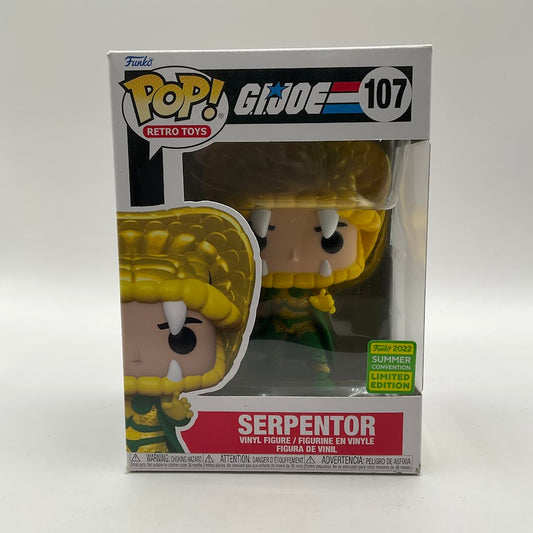 Serpentor Funko Pop! GI Joe #107 2022 Summer Convention