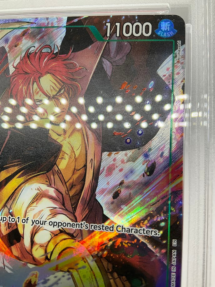 Shanks One Piece Card Game PRB02 Alternate Art #004 PSA 10