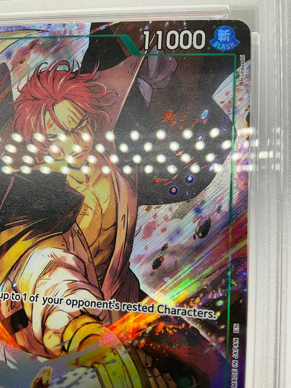 Shanks One Piece Card Game PRB02 Alternate Art #004 PSA 10