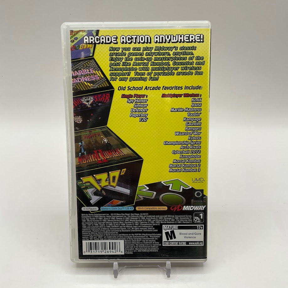 Midway Arcade Treasures Extended Play PSP Used