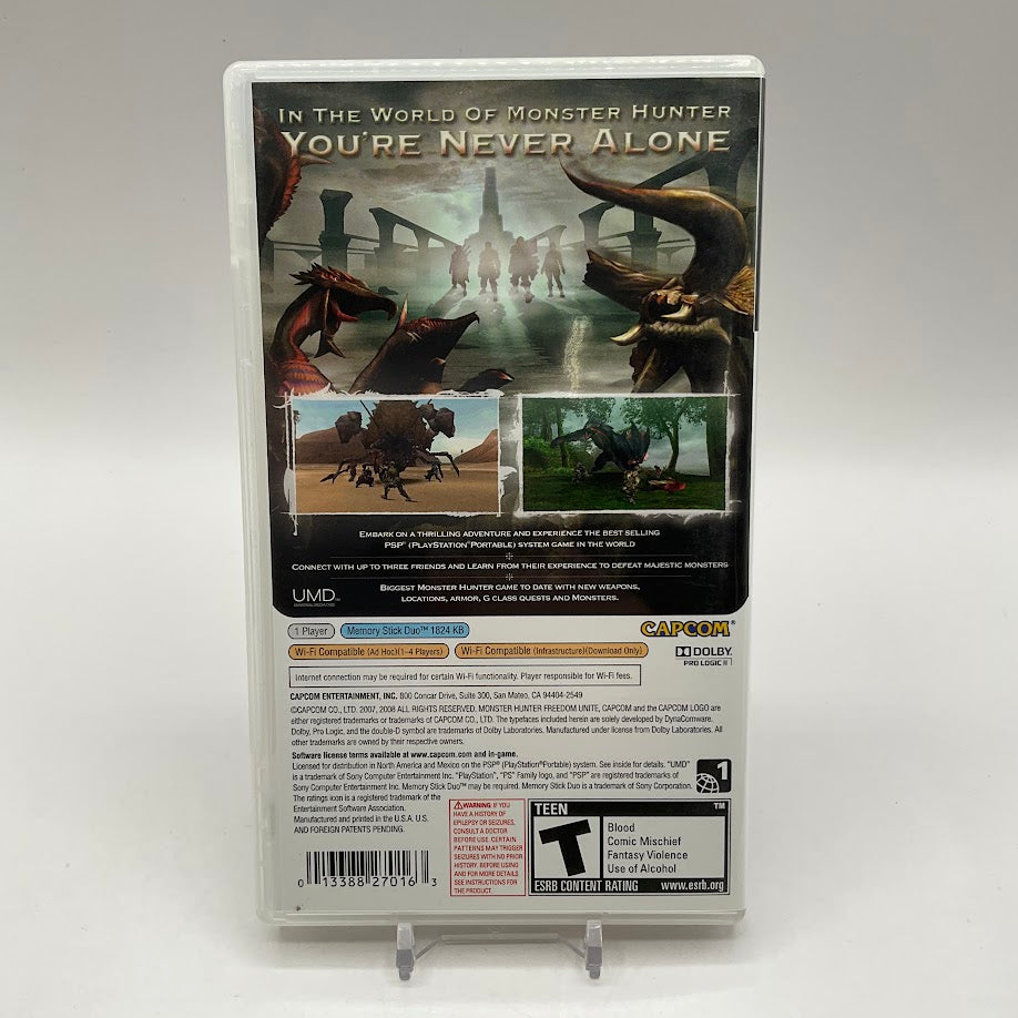 Monster Hunter Freedom Unite PSP Used