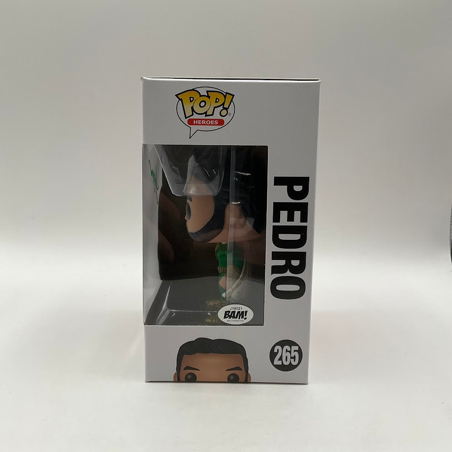 Pedro Funko Pop! Shazam! #265 with BAM! Certified Autograph