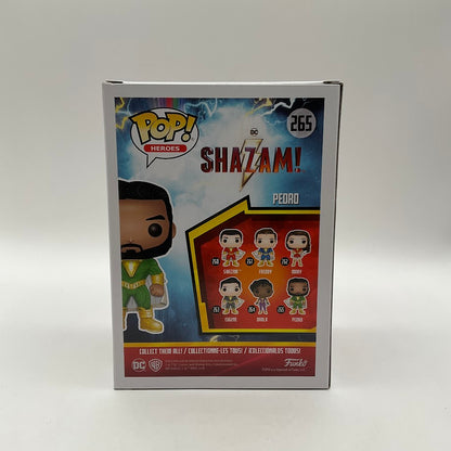Pedro Funko Pop! Shazam! #265 with BAM! Certified Autograph