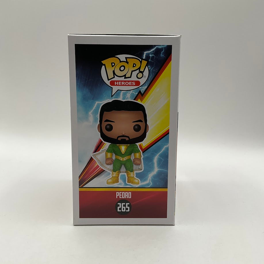 Pedro Funko Pop! Shazam! #265 with BAM! Certified Autograph