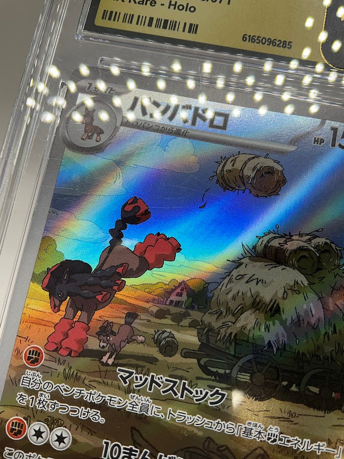Mudsdale Pokemon Wild Forces Art Rare Holo Japanese #078 CGC 10 Pristine