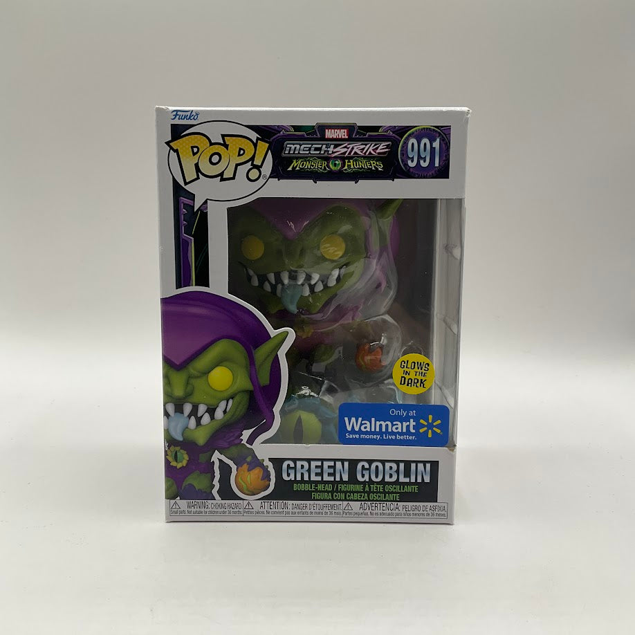Green Goblin Funko Pop! Mech Strike Monster Hunters #991 GITD Walmart