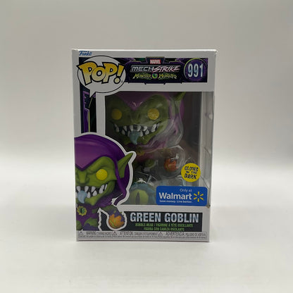 Green Goblin Funko Pop! Mech Strike Monster Hunters #991 GITD Walmart