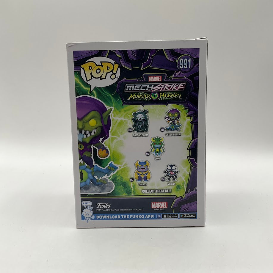 Green Goblin Funko Pop! Mech Strike Monster Hunters #991 GITD Walmart
