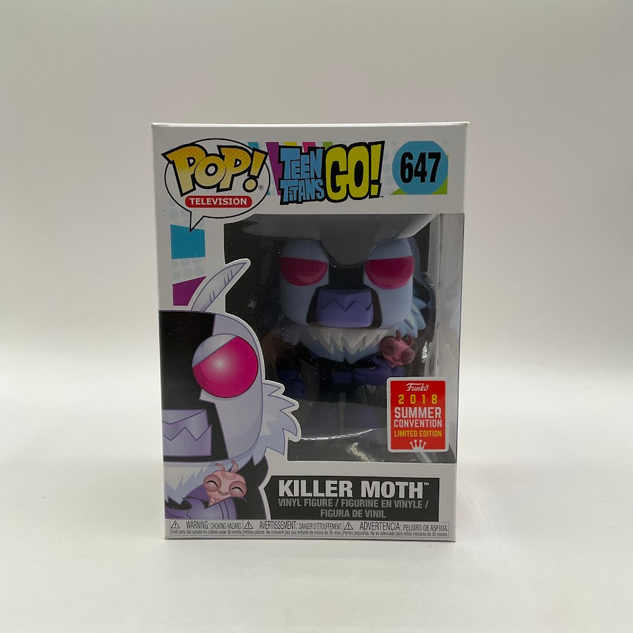 Killer Moth Funko Pop! Teen Titans Go! #647 2018 Summer Convention