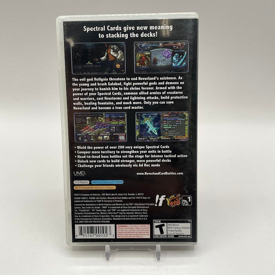 Neverland Card Battles PSP Used