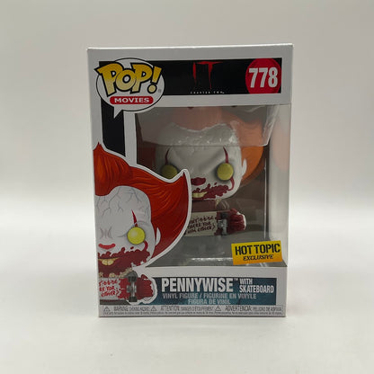 Pennywise with Skateboard Funko Pop! IT Chapter Two #778 Hot Topic