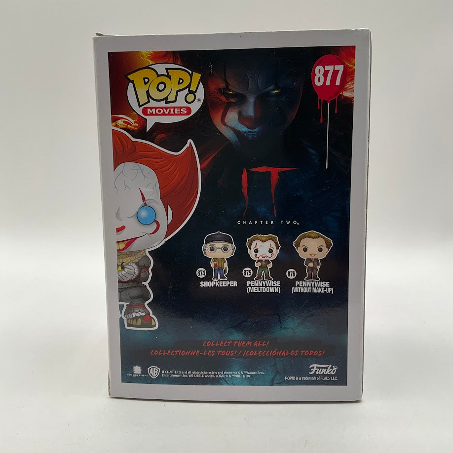 Pennywise with Glow Bug Funko Pop! IT Chapter Two #877 GameStop