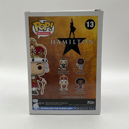 King George Funko Pop! Hamilton #13 Walmart Exclusive