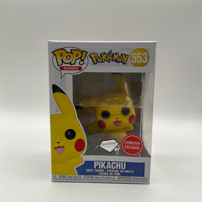 Pikachu Funko Pop! Pokemon Diamond Collection GameStop Exclusive