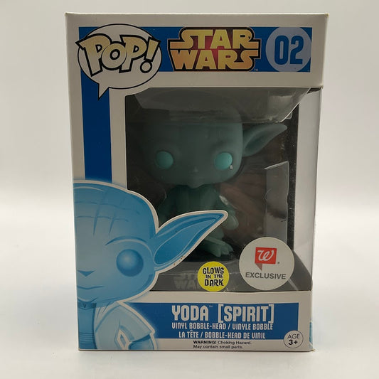 Yoda (Spirit) Funko Pop! Star Wars #02 GITD Walgreen Exclusive