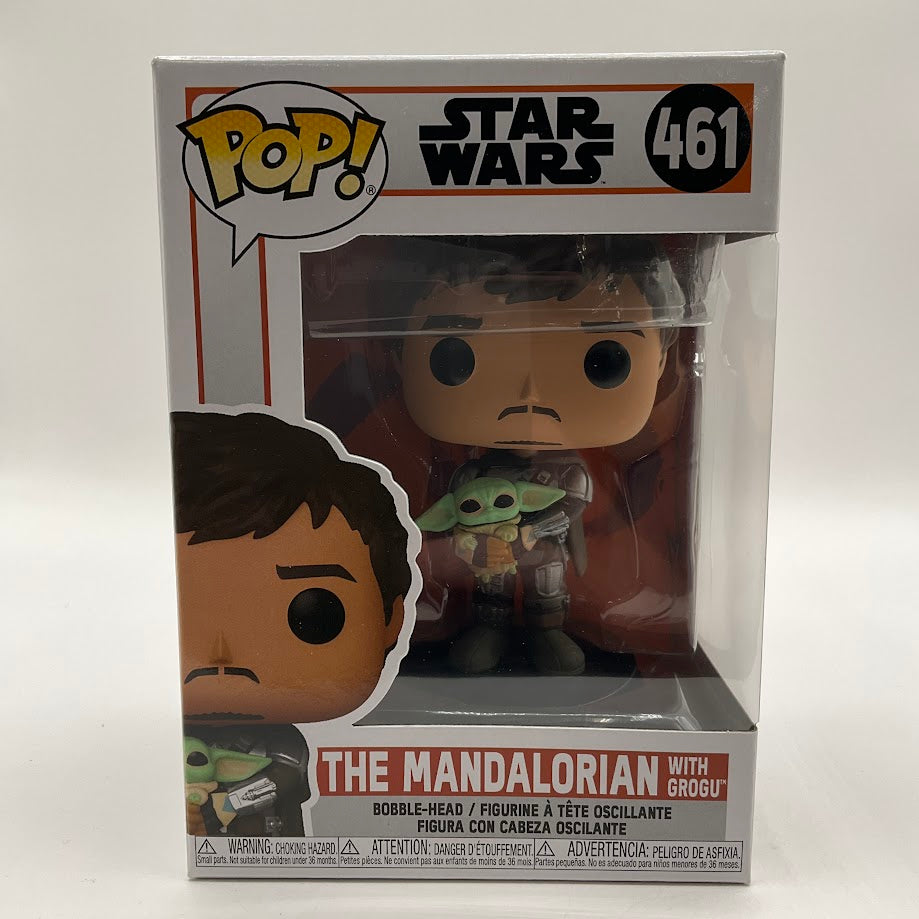 The Mandalorian with Grogu Funko Pop! Star Wars #461 - Collector Store LLC