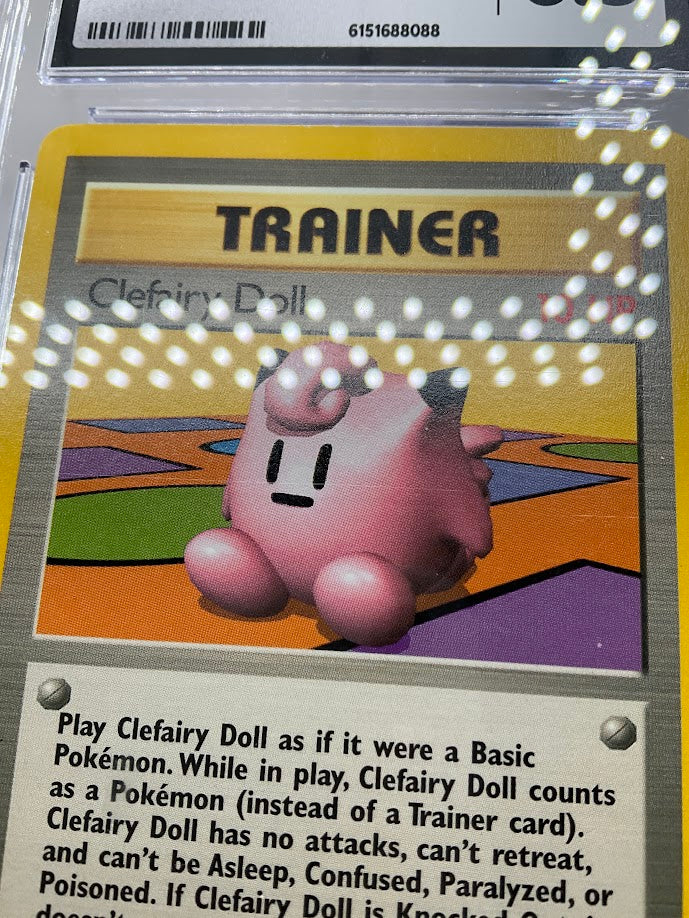 Clefairy Doll Pokemon Base Set #70 CGC 8.5