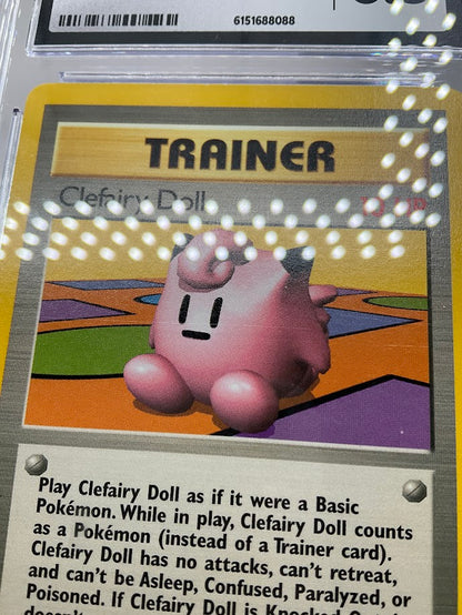 Clefairy Doll Pokemon Base Set #70 CGC 8.5
