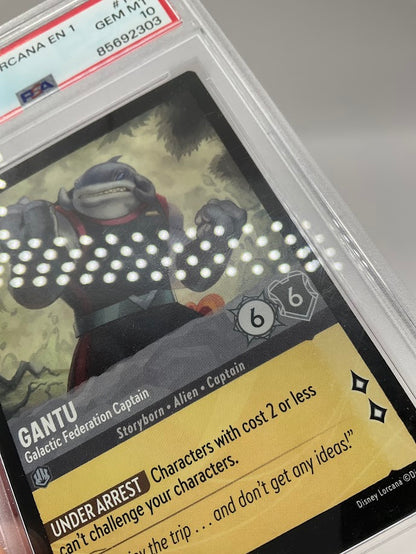 Gantu Galactic Federation Captain Disney Lorcana The First Chapter 178 PSA 10 #1