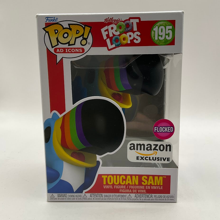 Toucan Sam Funko Pop! Froot Loops #195 Flocked Amazon Exclusive