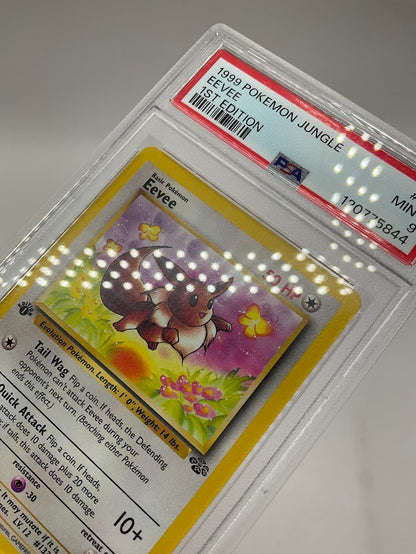Eevee Pokemon Jungle 1st Edition #51 PSA 9