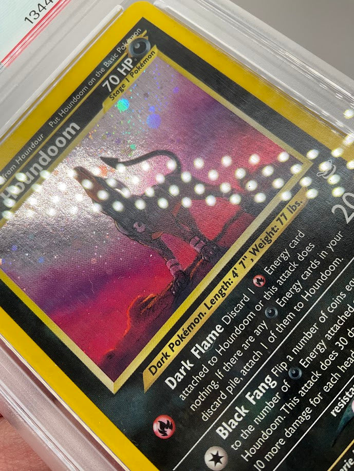 Houndoom Pokemon Neo Revelation Holo #8 PSA 7