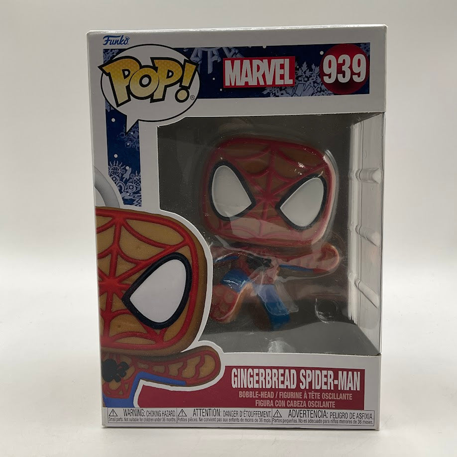 Gingerbread Spider-Man Funko Pop! Marvel #939