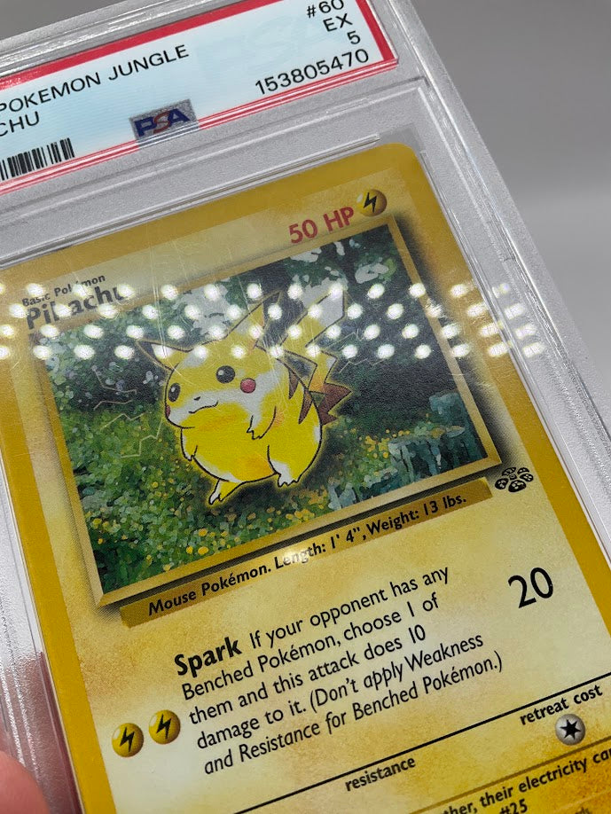 Pikachu Pokemon Jungle #60 PSA 5