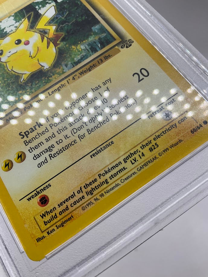 Pikachu Pokemon Jungle #60 PSA 5