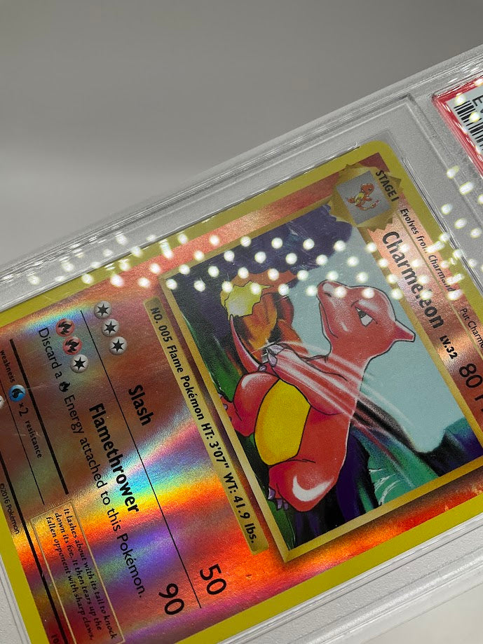 Charmeleon Pokemon Evolutions Reverse Holo #10 PSA 8
