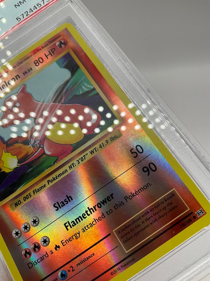 Charmeleon Pokemon Evolutions Reverse Holo #10 PSA 8