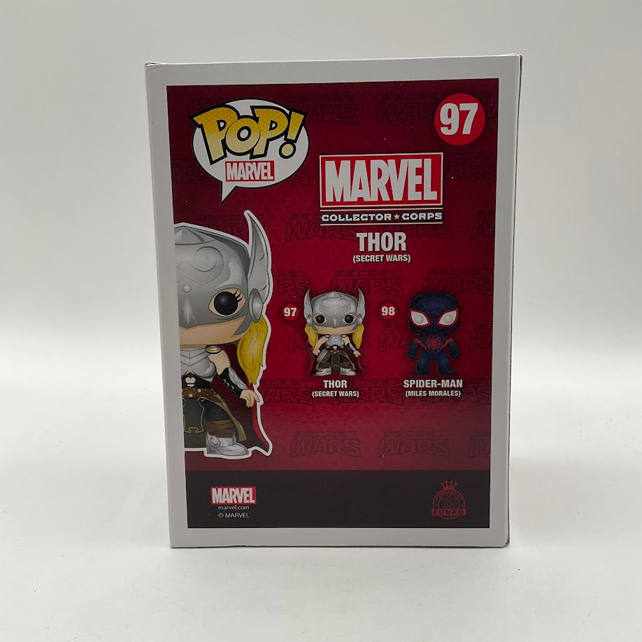 Thor (Secret Wars) Funko Pop! Marvel Collector Corps #97 Exclusive