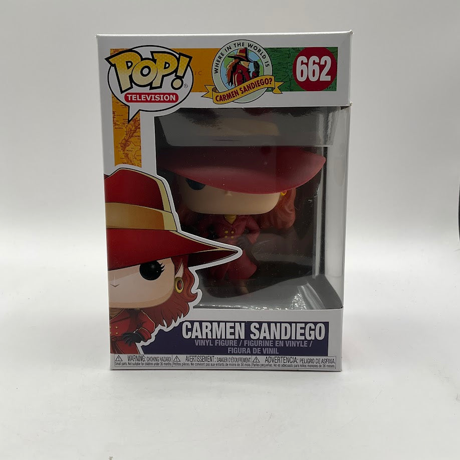 Carmen Sandiego Funko Pop! Where in the World is Carmen Sandiego? #662