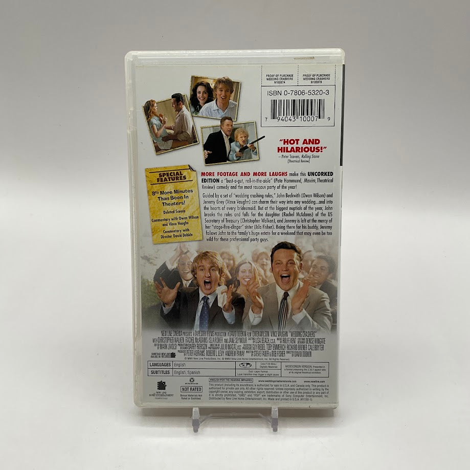 Wedding Crashers [UMD] PSP Used