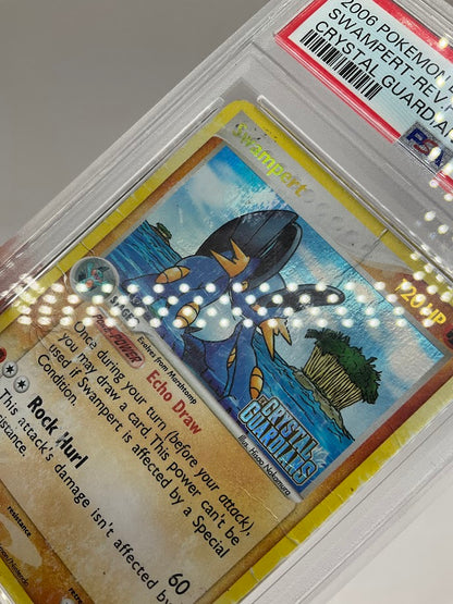 Swampert Pokemon Crystal Guardians Reverse Holo #27 PSA 1