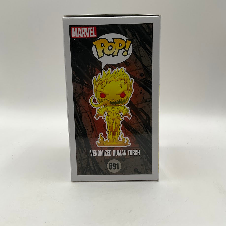 Venomized Human Torch Funko Pop! Venom #691 GITD GameStop Exclusive、Funko、kayou