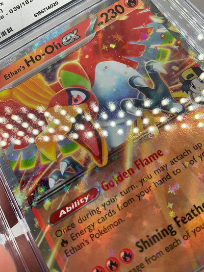 Ethan's Ho-Oh ex Pokemon Destined Rivals Holo #039 CGC 10