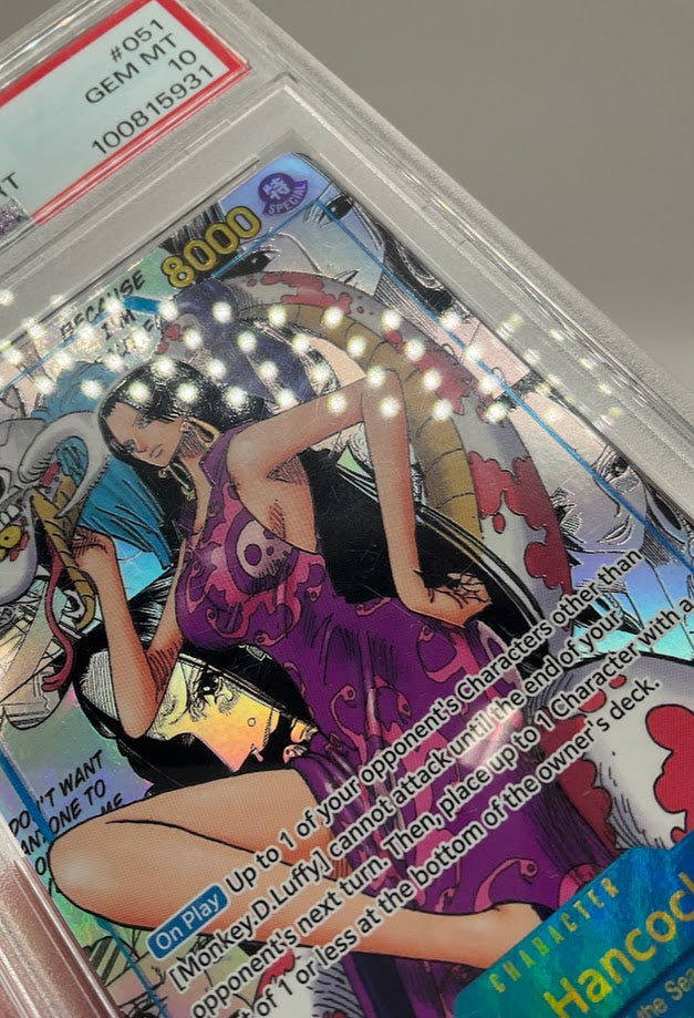 Boa Hancock One Piece Card Game OP07 Manga Alternate Art #051 PSA 10 #1