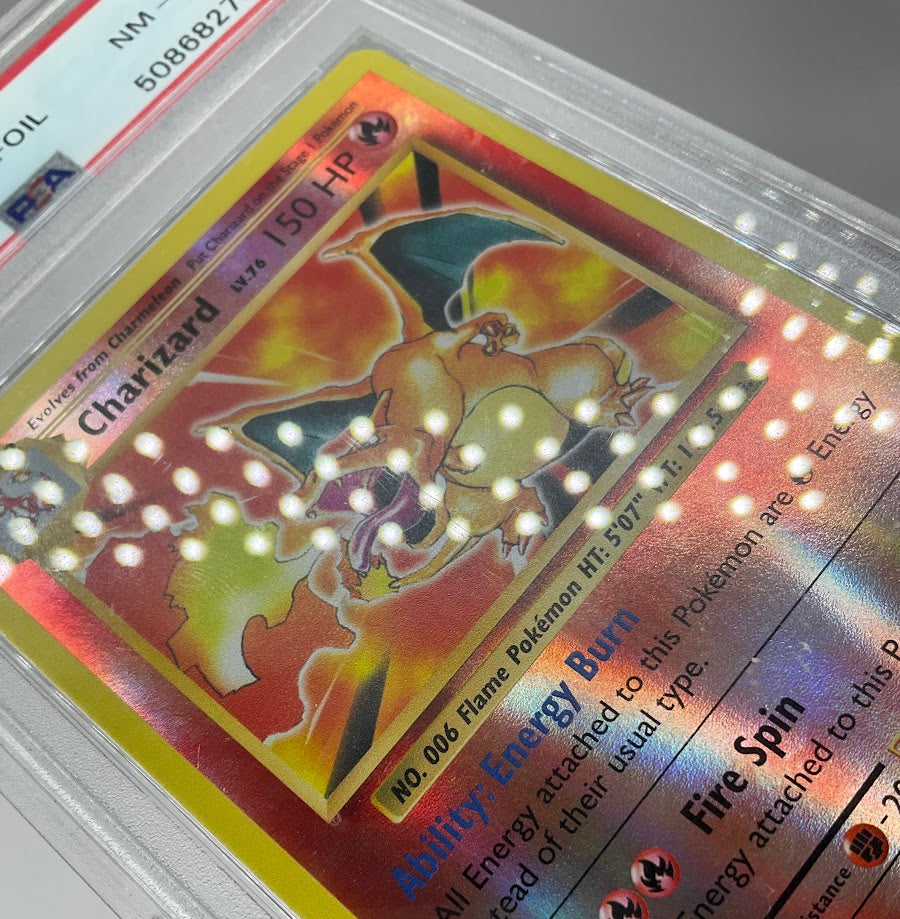 Charizard Pokemon Evolutions Reverse Foil #11 PSA 8