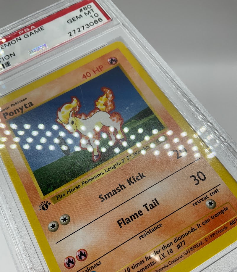 Ponyta Pokemon Base Set 1st Edition #60 PSA 10、Collector Store LLC Gaming、kayou