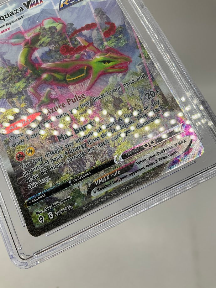 Rayquaza VMAX Pokemon Evolving Skies #218 CGC 9.5