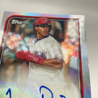 Jeremy Pena 2023 Topps World Baseball Classic Foil Auto #AV-JPE