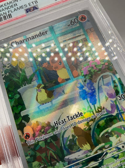 Charmander Pokemon Obsidian Flames Elite Trainer Box #044 PSA 9