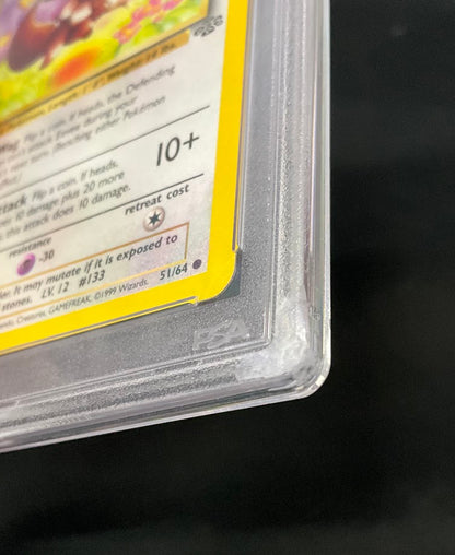 Eevee Pokemon Jungle 1st Edition #51 PSA 9
