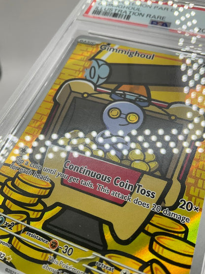 Gimmighoul Pokemon Paradox Rift Illustration Rare #198 PSA 9