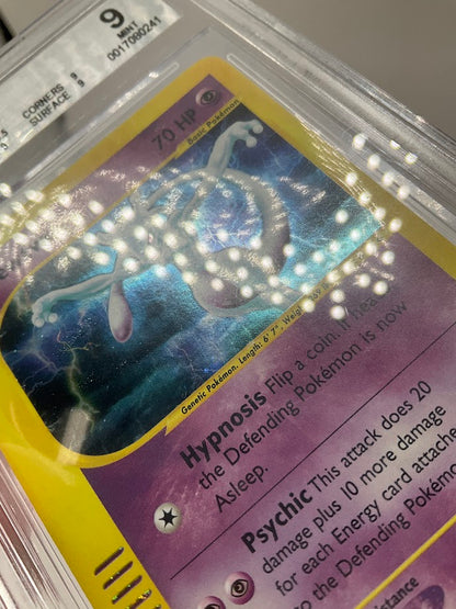 Mewtwo Pokemon Expedition Holo #20 Beckett 9