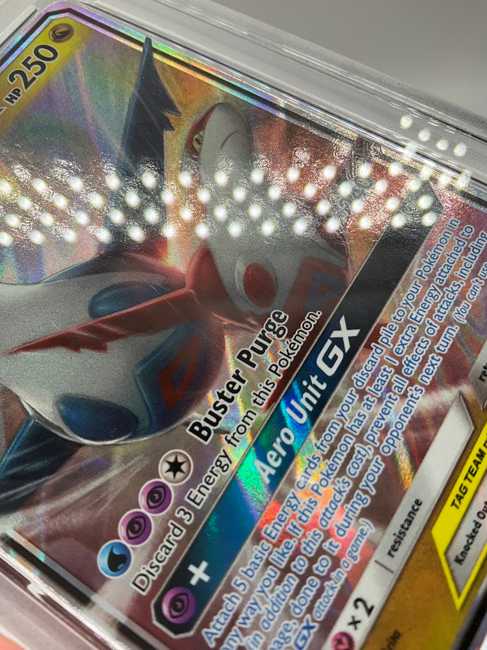 Latias & Latios GX Pokemon Sun & Moon Team Up #113 PSA 9