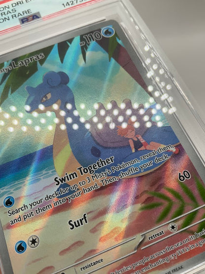 2025 Pokemon Dri En-Destined Rivals Misty'S Lapras Illustration Rare PSA 9