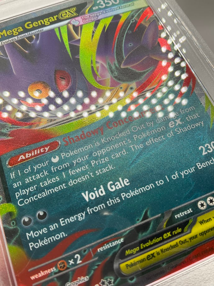Mega Gengar ex Pokemon Phantasmal Flames #056 PSA 9