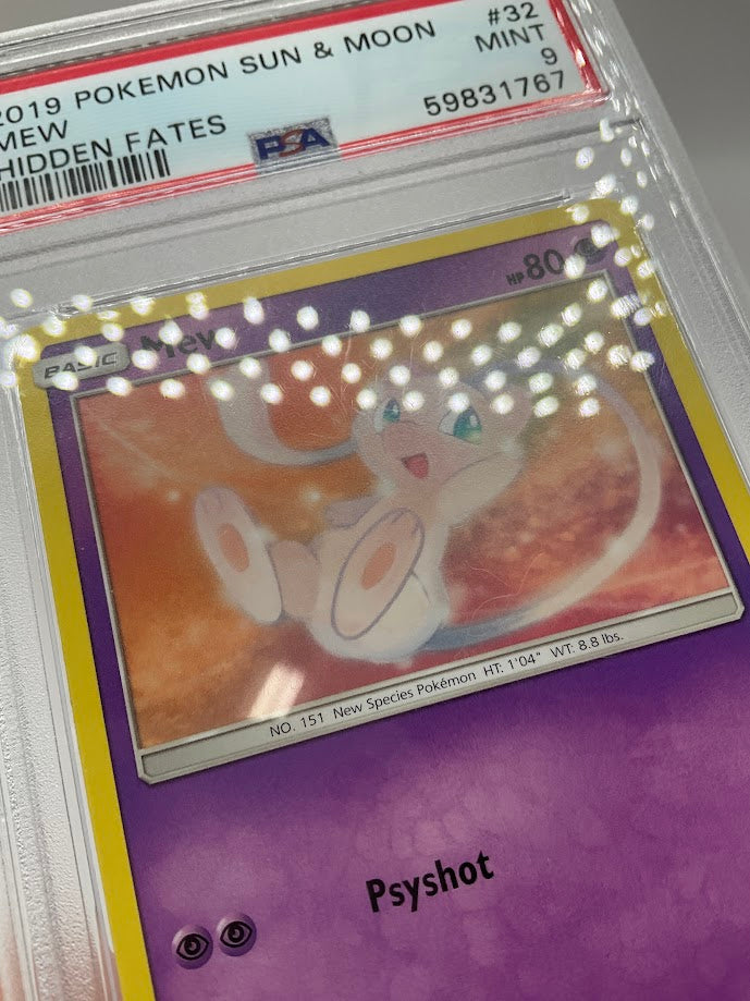 Mew Pokemon Hidden Fates #32 PSA 9